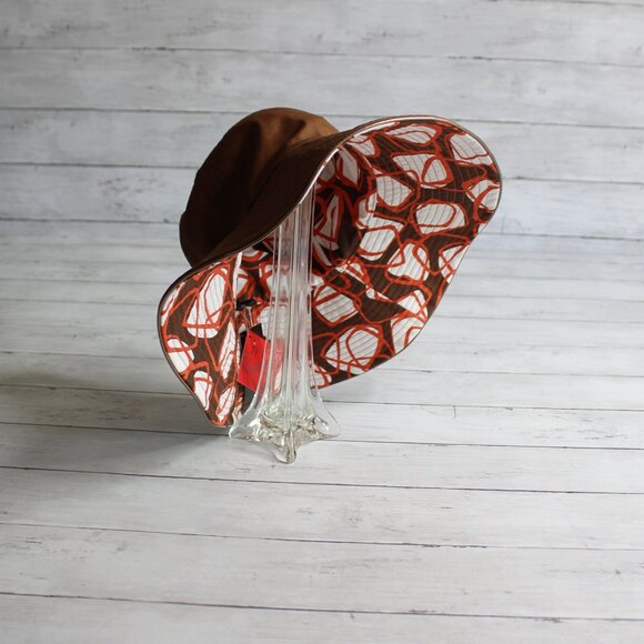 Style & Co Vintage Women\'s Wide Brim Floppy Hat Sun Beach Reversible main image 8